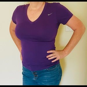 Nikie top size small petite purple